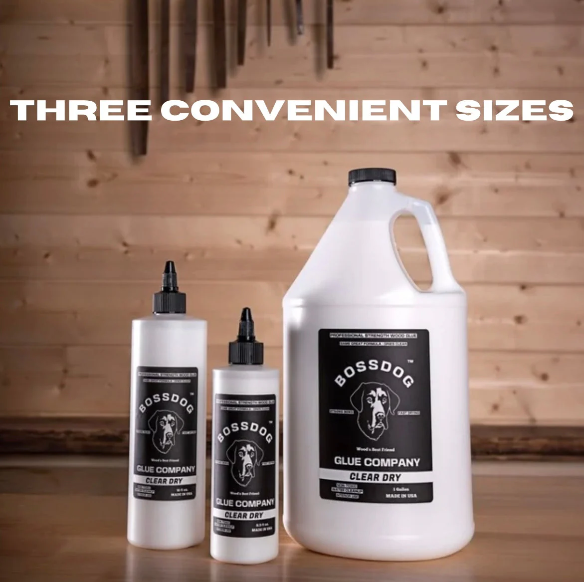 8.5 fl oz Clear Dry BOSSDOG Wood Glue - Image 4